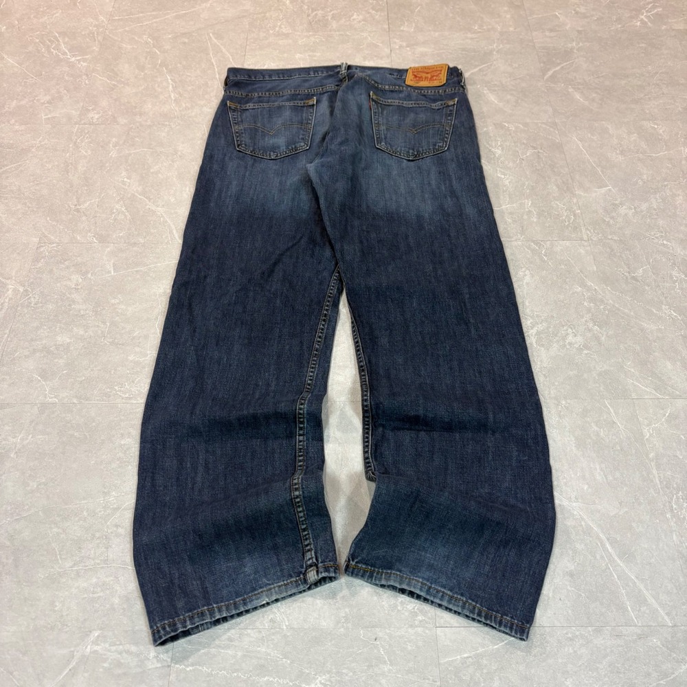 Levis 569 Loose Straight Jeans Mens 36x34 Blue Denim Relaxed Fit Pants 569-0125